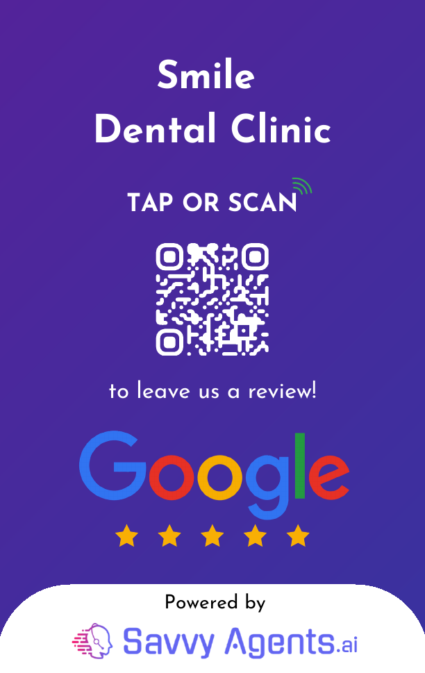 Personalized Google review card preview